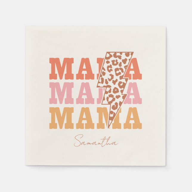 Servilleta De Papel Repetir "Mamá" rusa (Anverso)