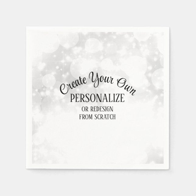 Servilleta De Papel Replace Image or Personalize - (Anverso)