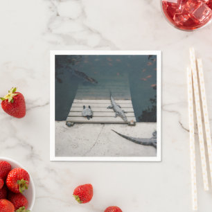 Servilleta De Papel Reptiles Basking