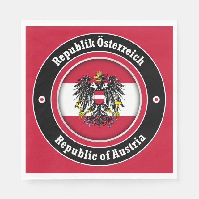 Servilleta De Papel República de Austria (Anverso)