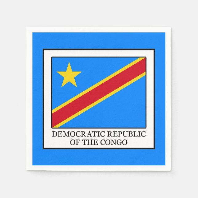 Servilleta De Papel República Democrática del Congo (Anverso)
