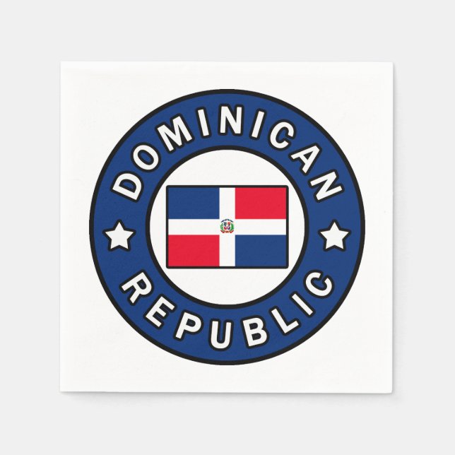 Servilleta De Papel República Dominicana (Anverso)