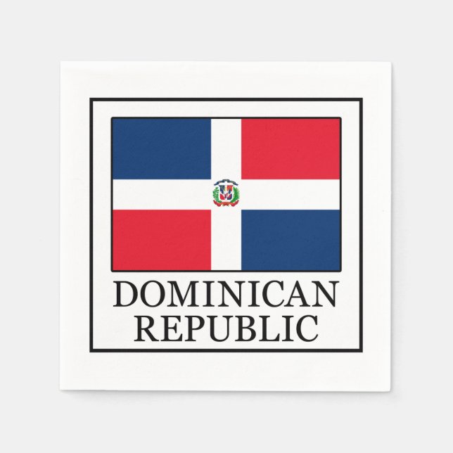 Servilleta De Papel República Dominicana (Anverso)