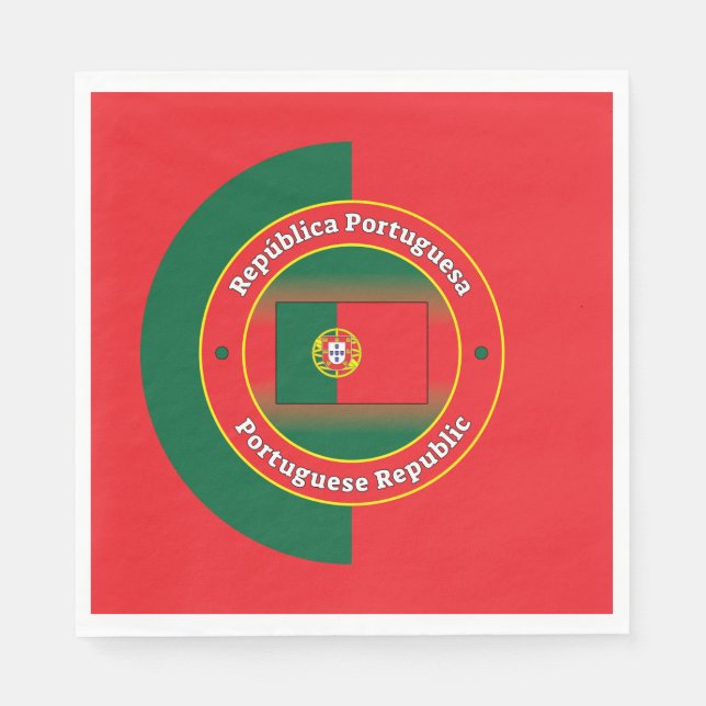 Servilleta De Papel República Portuguesa (Anverso)