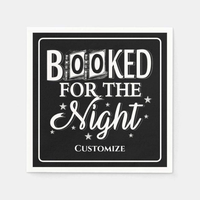 Servilleta De Papel Reservado Para La Noche (Anverso)