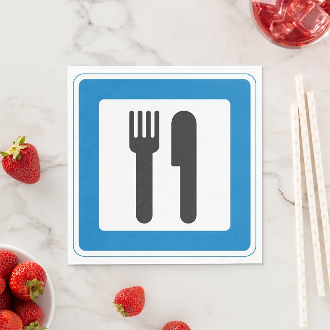 Servilleta De Papel Rest Stop Rótulo Papel (Subido por el creador)