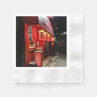 Servilleta De Papel Restaurante de comida para llevar en Tokio, Japón