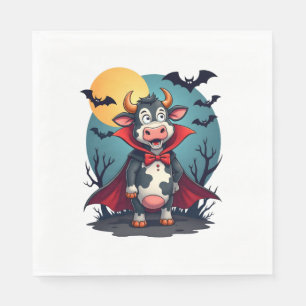 Servilleta De Papel Resucita la vaca Drácula