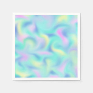 Servilleta De Papel Resumen Bonito Pastel Swirls