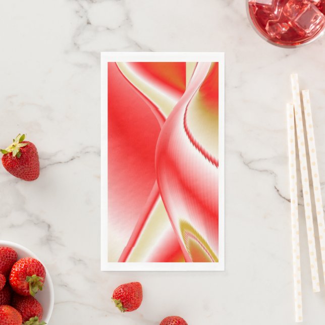 Servilleta De Papel Resumen de amor y oro en 3D Rainbowart (In situ)