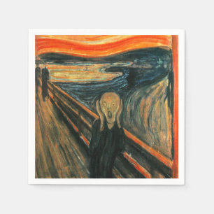 Servilleta De Papel Resumen de Arte Moderno de Scream Munch