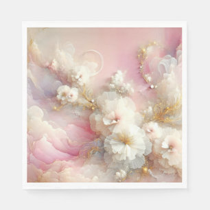 Servilleta De Papel Resumen de Bridal Tulle Floral