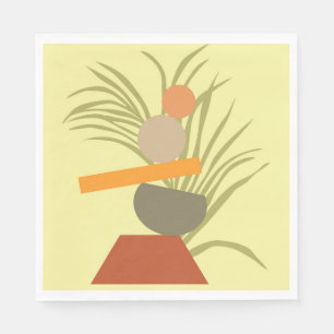 Servilleta De Papel Resumen de la luz botánica