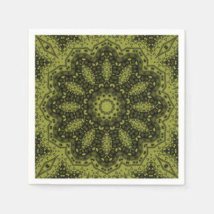 Servilleta De Papel Resumen de la mandala folk mandala ethno ornamenta