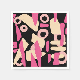 Servilleta De Papel Resumen de la mezcla de formas modernas