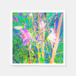 Servilleta De Papel Resumen de lirios orientales en My Rubio Garden