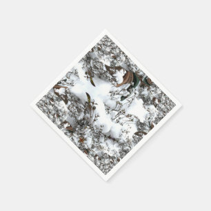 Servilleta De Papel Resumen de nieve