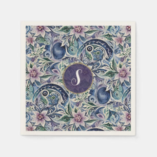 Servilleta De Papel Resumen de Poinsettia Winter Wild