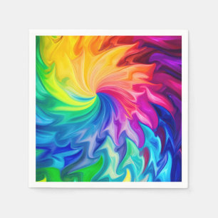 Servilleta De Papel Resumen del arco iris