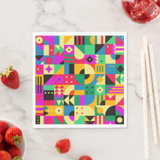 Servilleta De Papel Resumen del Jardín Moderno