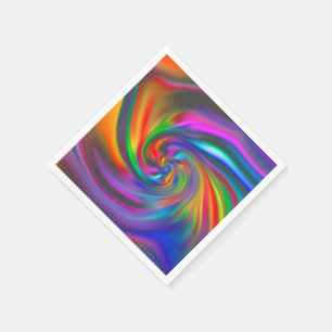 Servilleta De Papel Resumen Espirales de fondo suave I