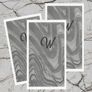 Servilleta De Papel Resumen Gris Monocromático Natural Moderno