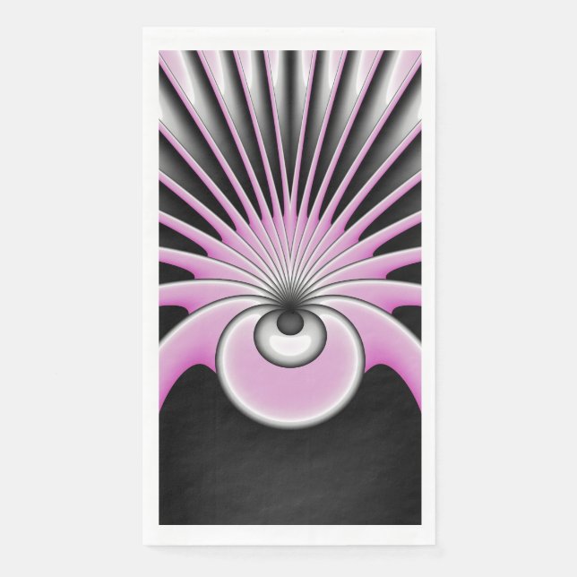 Servilleta De Papel Resumen moderno Patrón de arte radical loco (Anverso)