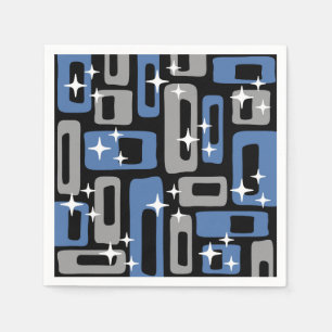 Servilleta De Papel Resumen moderno Retro Mid Century