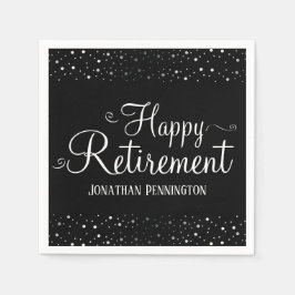 Servilleta De Papel Retirement Confetti