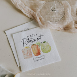 Servilleta De Papel Retirement Party