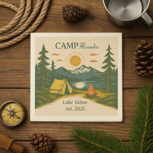 Servilleta De Papel Retiro de fin de semana de campamento ruso Bachelo