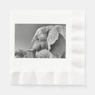 Servilleta De Papel Retrato de elefante