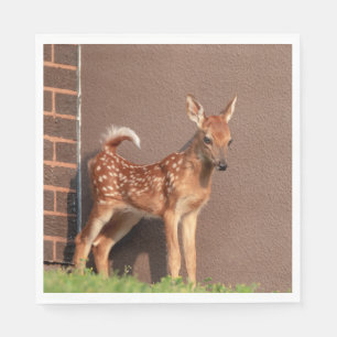 Servilleta De Papel Retrato de un alba (ciervo de cola blanca)
