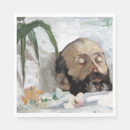 Servilleta De Papel Retrato de un muerto (mortalidad y muerte) (Art.