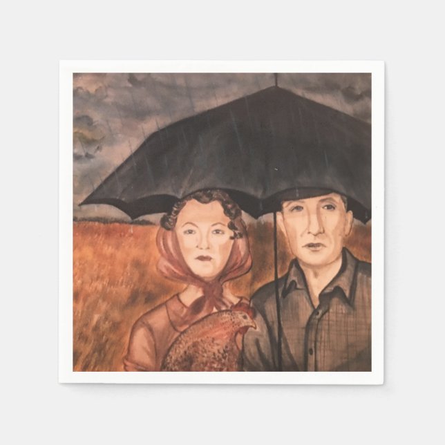 Servilleta De Papel Retrato De Un Sueño (Anverso)