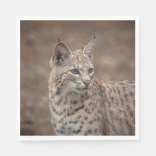 Servilleta De Papel Retrato de una Bobcat