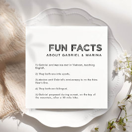 Servilleta De Papel Retro 5 Fact Boda