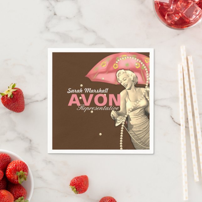 Servilleta De Papel Retro Avon (In situ)