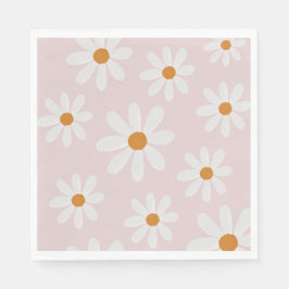 Servilleta De Papel Retro Daisy Fiesta Napkin