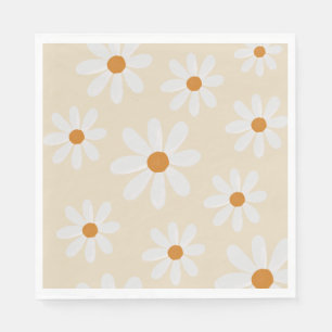 Servilleta De Papel Retro Daisy Fiesta Napkin