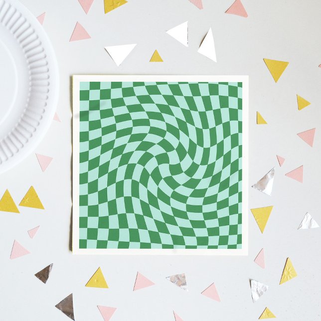 Servilleta De Papel Retro de tablero de ajedrez con tablero de cheques (Subido por el creador)