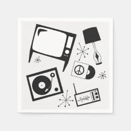 Servilleta De Papel Retro, diseños domésticos