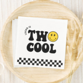 Servilleta De Papel Retro Dos Chico Guay Fiesta de Cumpleaños