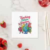 Retro Enseñanza Líderes Futuros Profesor Escuela