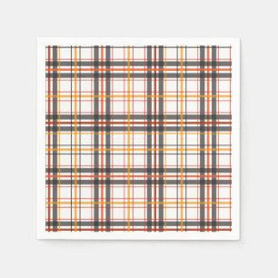 Servilleta De Papel Retro negro, marrón y Naranja de plástico