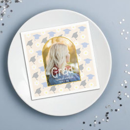 Servilleta De Papel Retro Peach Graduation