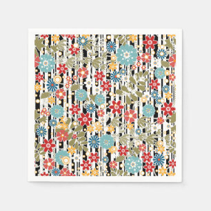 Servilleta De Papel Retro, retro floral