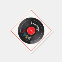 Rétro Stripe Vinyl Record 1954 70º cumpleaños