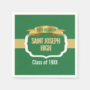 Servilleta De Papel Reunión de clase personalizada número 50