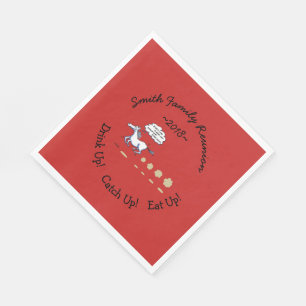 Servilleta De Papel Reunión de la familia BBQ estilo Texas